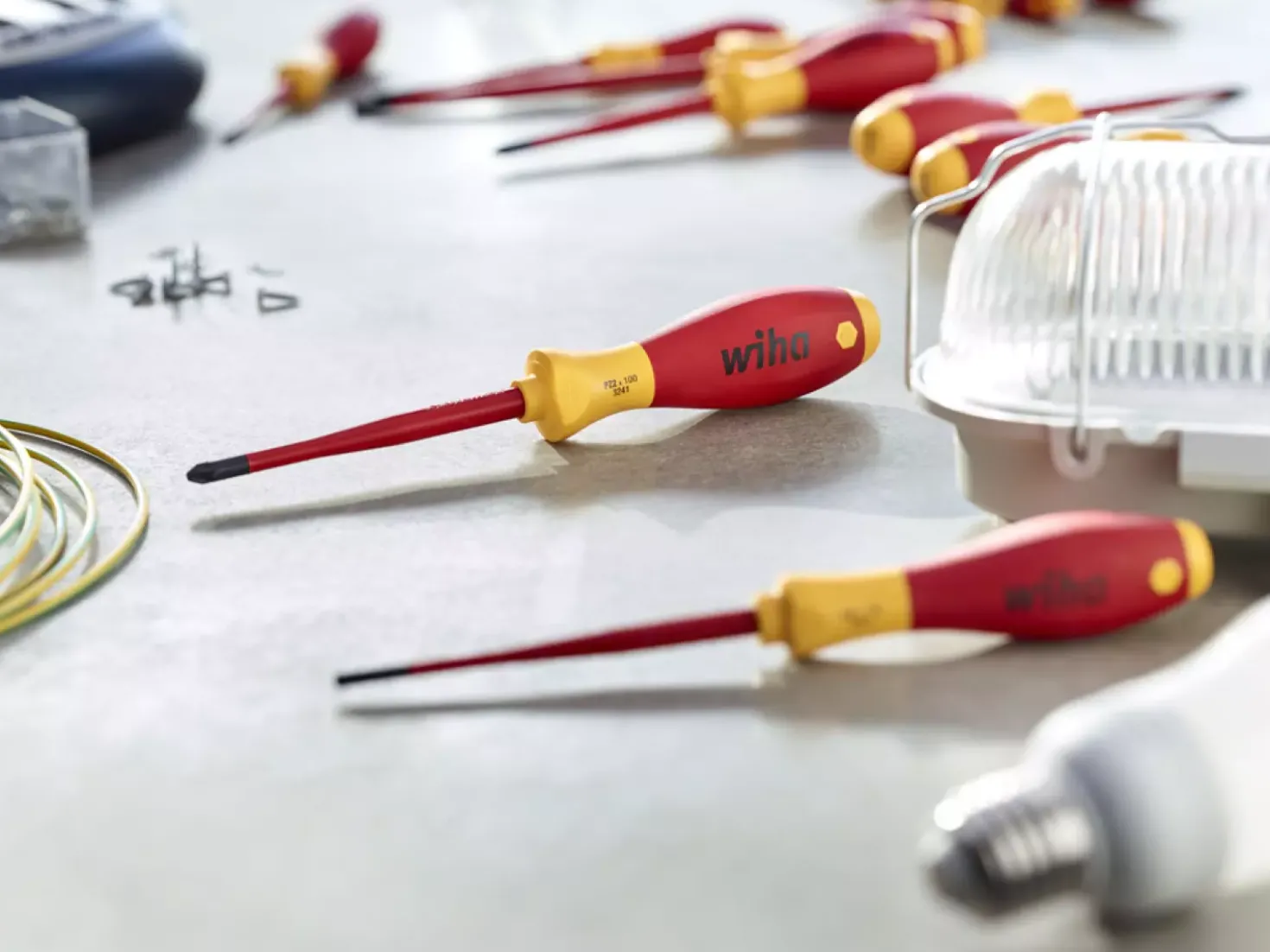 Wiha 3201 ZK6 6-delige SoftFinish slimFix VDE Schroevendraaierset - Sleuf/Pozidrive