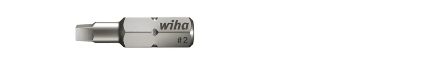 Wiha 7018 Z Standard Bit - Robertson - 2 x 25mm