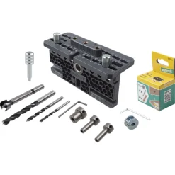 Wolfcraft 4665000 53-delige Meubelverbinding Set voor excenter-meubelverbindingen