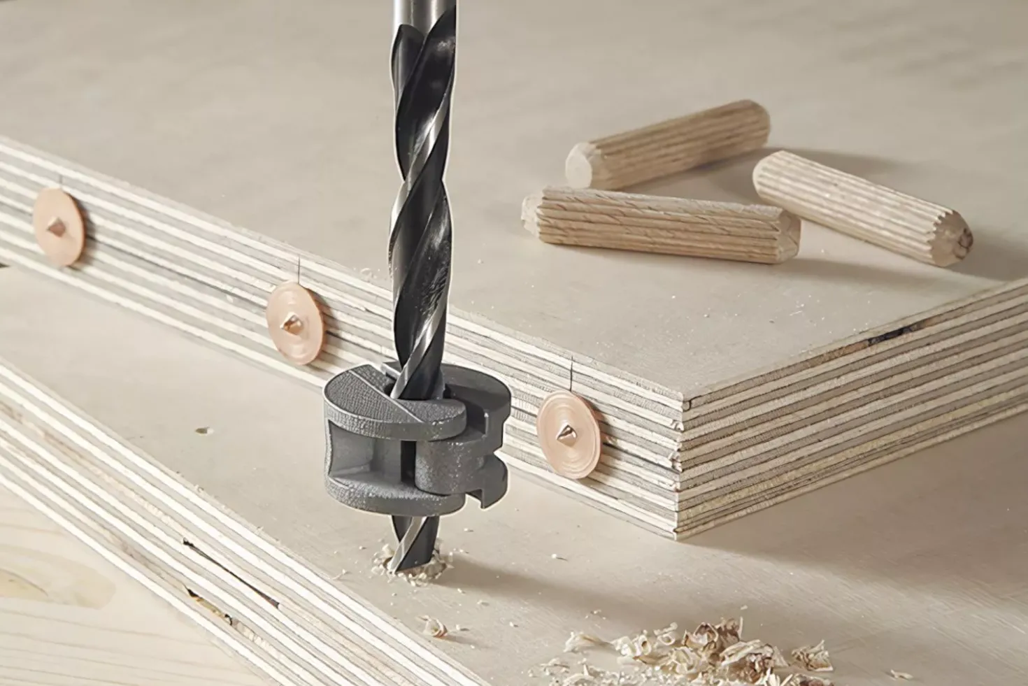 Wolfcraft 2916000 Deuvelset - 6mm - 31-delig