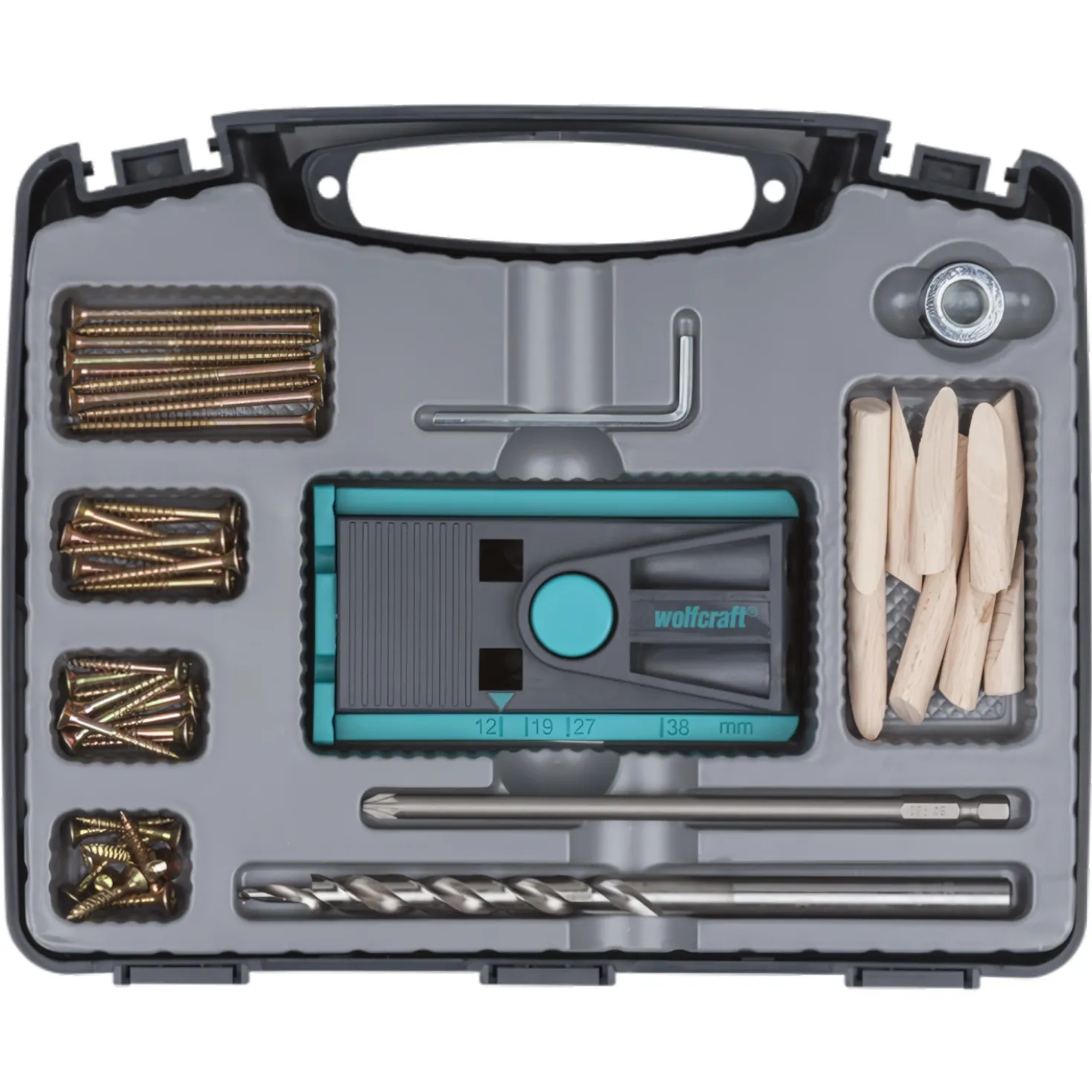 Wolfcraft 4642000 Undercover Jig Deuvelset