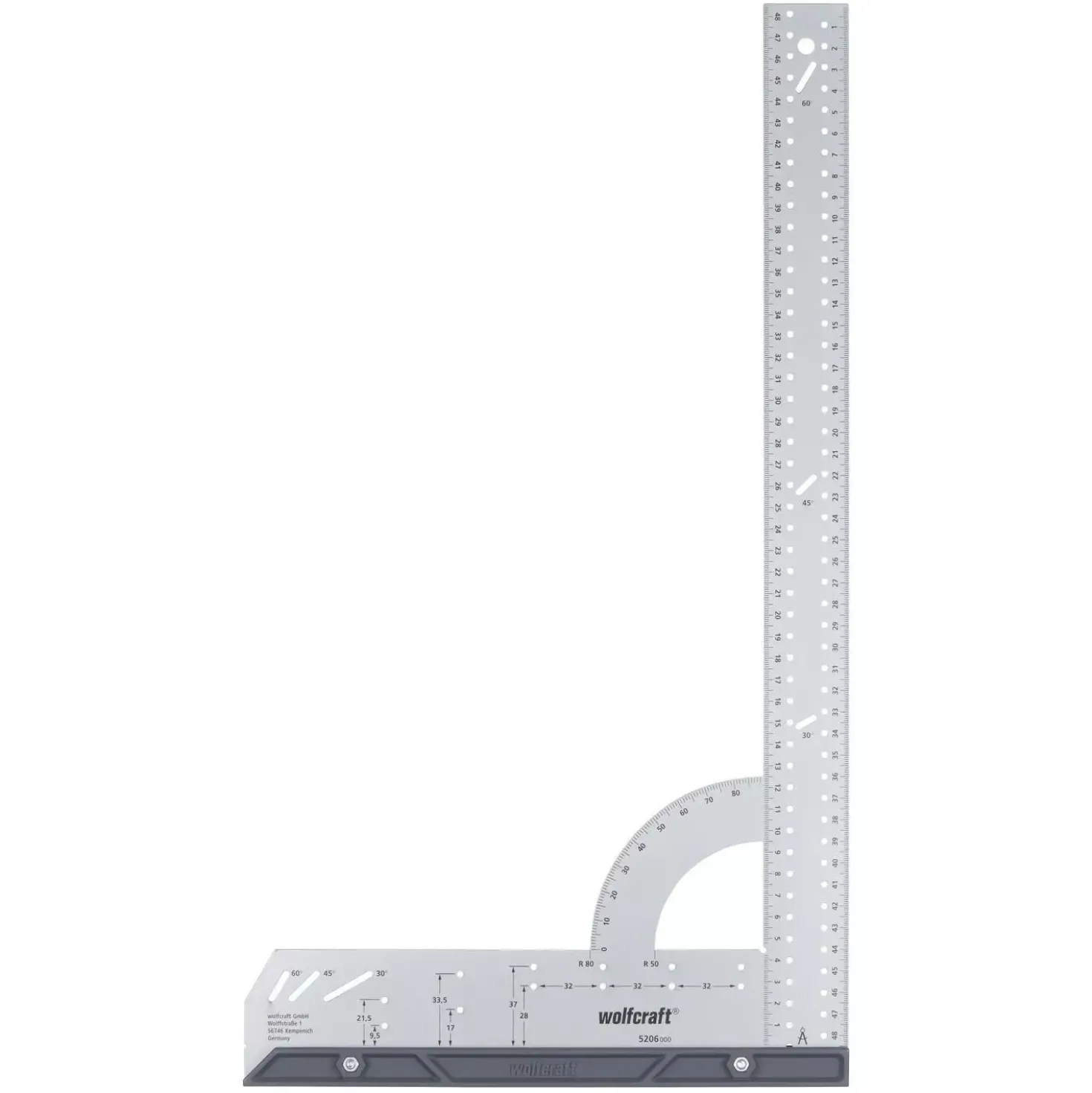 Wolfcraft 5206000 Winkelhaak - 280 x 500mm