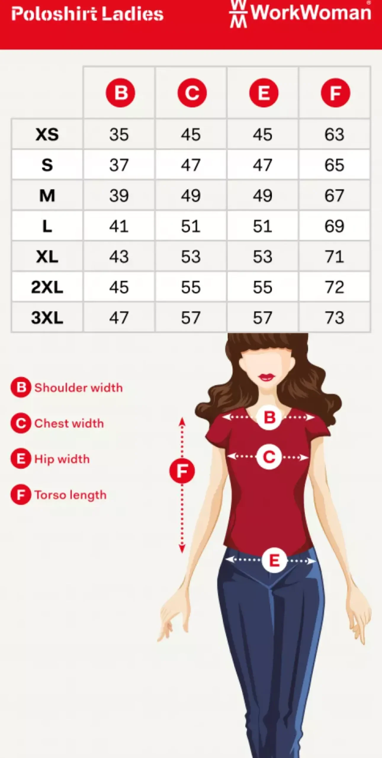 Workman 81741 Poloshirt Outfitters Dames