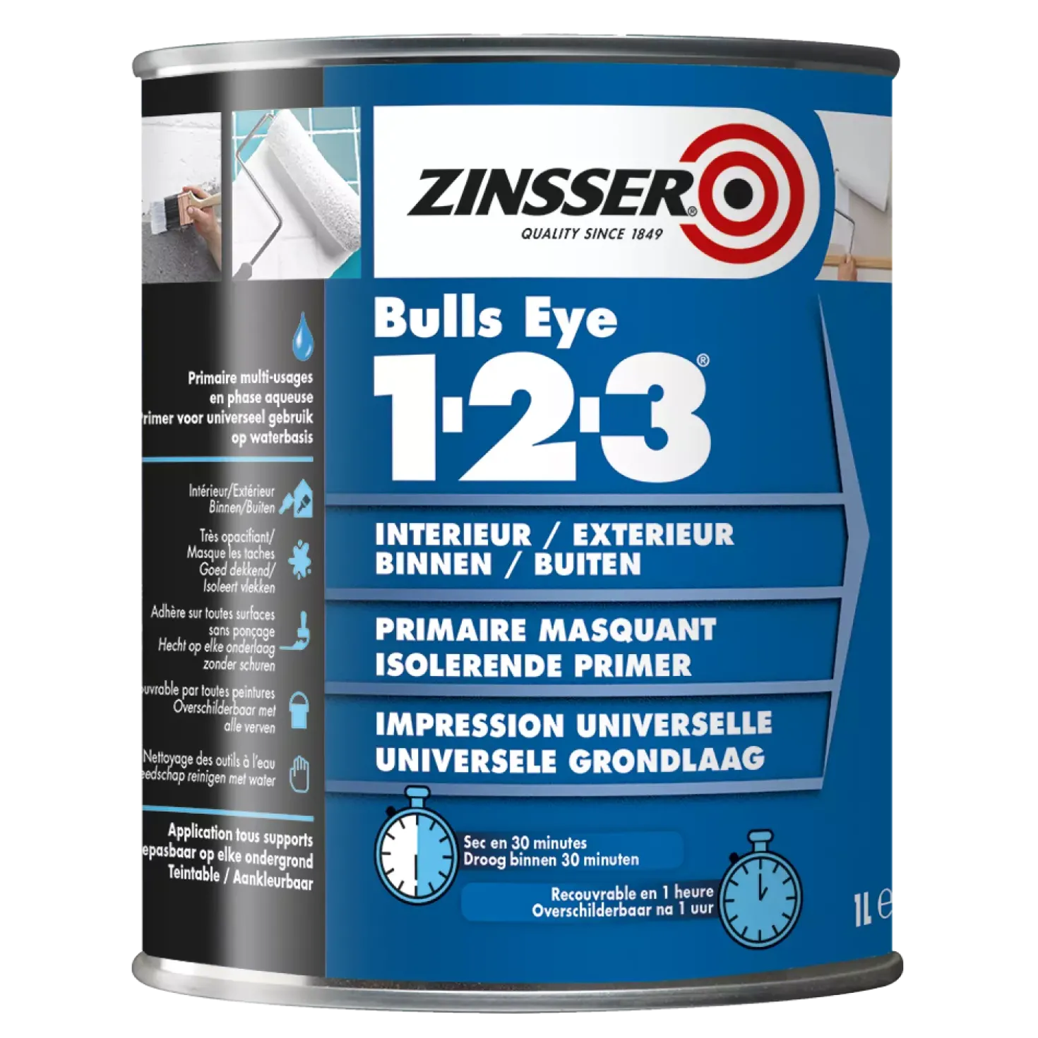 Zinsser Bulls Eye 1-2-3