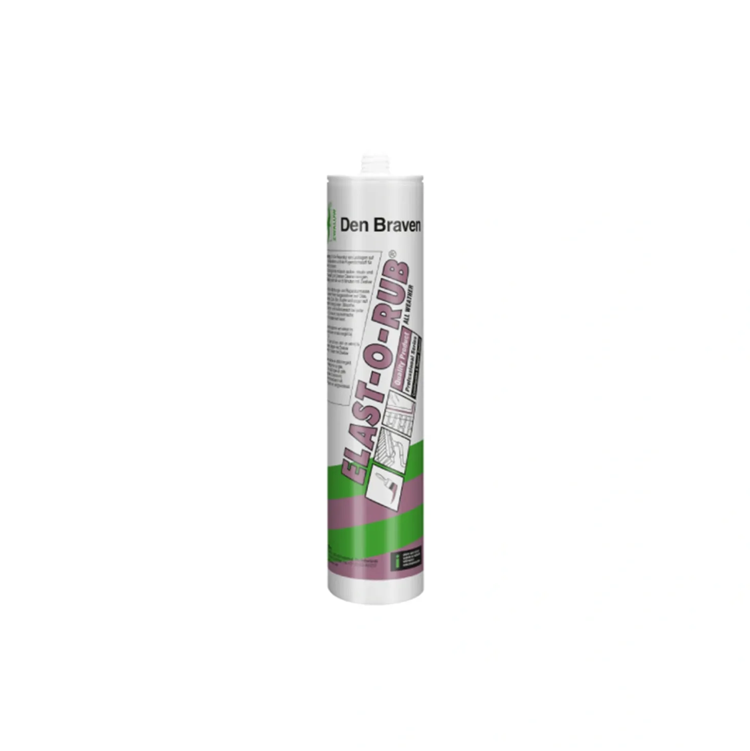 Zwaluw Den Braven 31020571 Elast-O-Rub - Transparant - 310ml