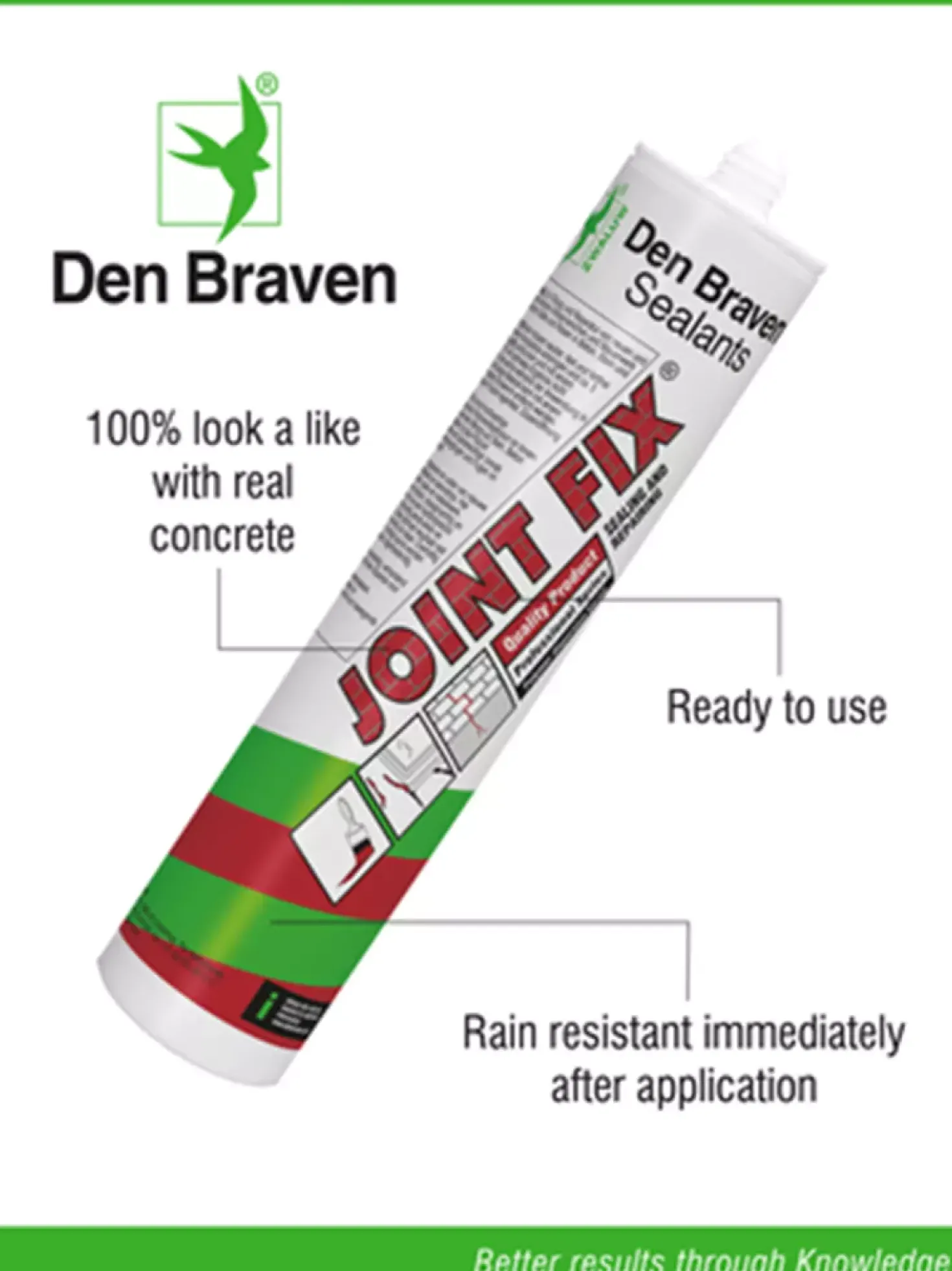 Zwaluw Den Braven 30880049 Joint Fix Reparatiepasta - 310ml