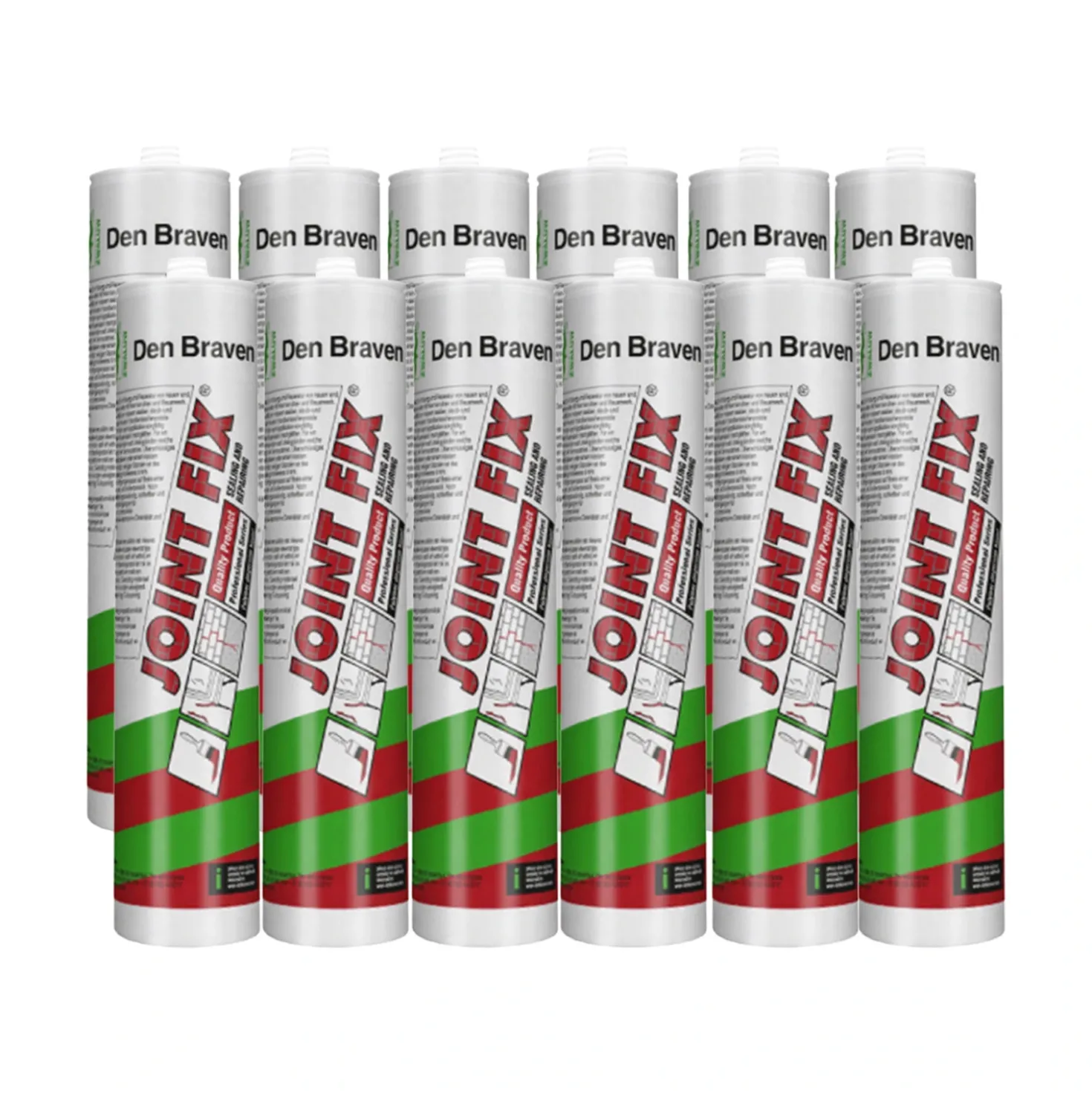 Zwaluw Den Braven 30880049 Joint Fix Reparatiepasta - Lichtgrijs - 310ml - 12st