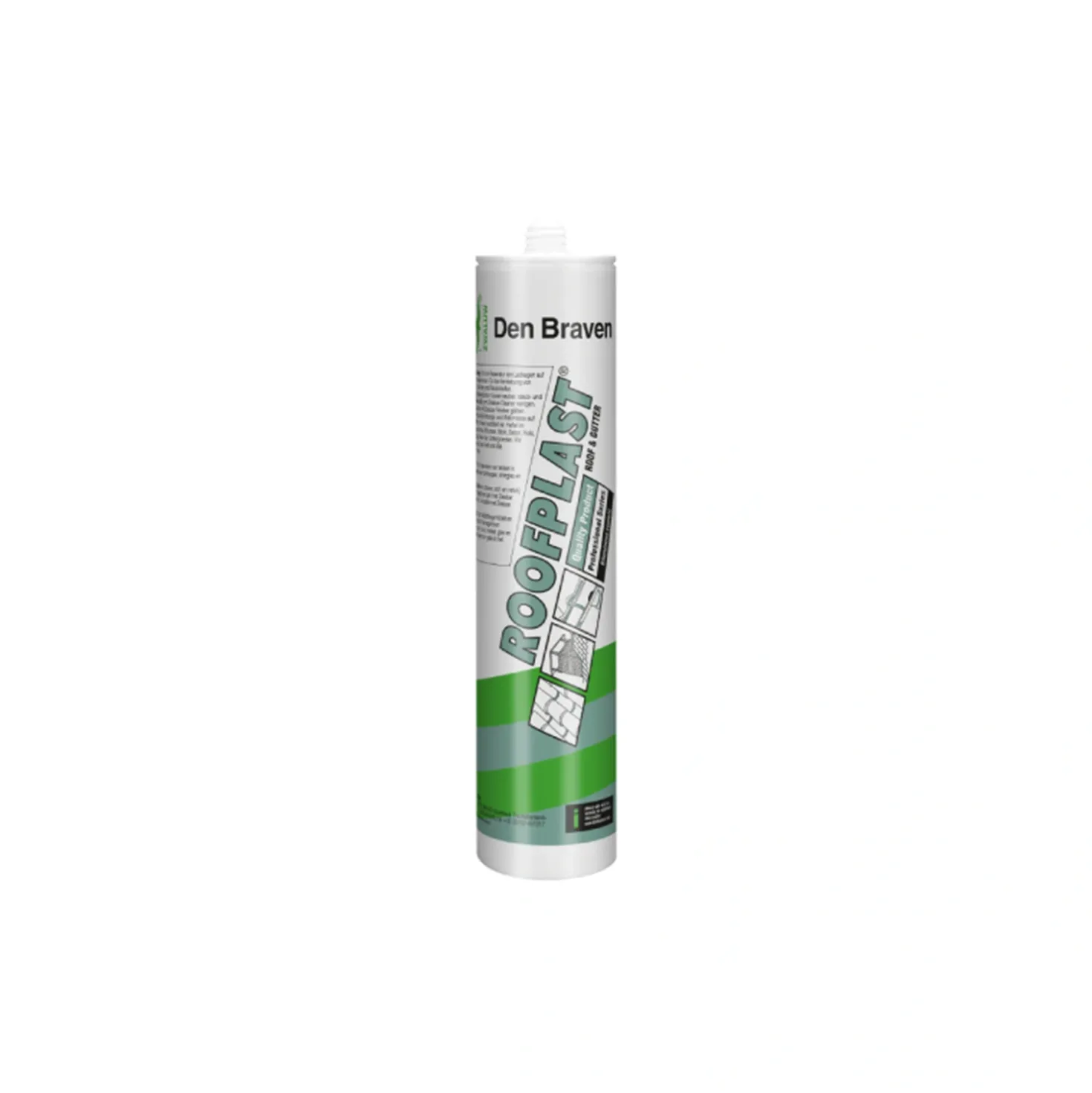 Zwaluw Den Braven 31066458 Roofplast - Zwart - 310ml