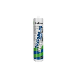 Zwaluw Den Braven 30618549 Silicone-BB Afdichtingskit - Wit - 310ml