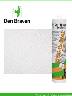 Zwaluw Den Braven 30622637 Stuc-O-Seal Structuurkit - Wit - 310ml