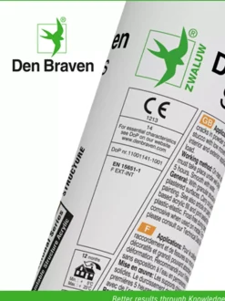 Zwaluw Den Braven 30622637 Stuc-O-Seal Structuurkit - Wit - 310ml